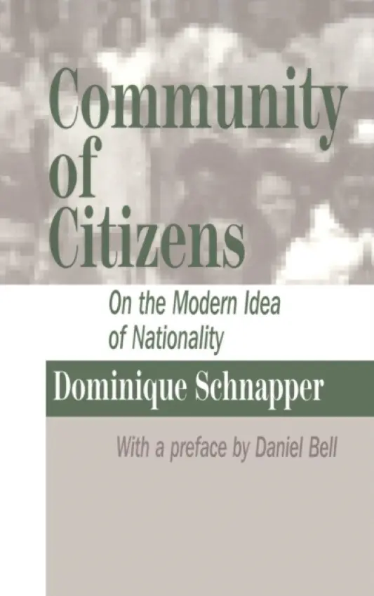 Community of Citizens - Schnapper, Dominique