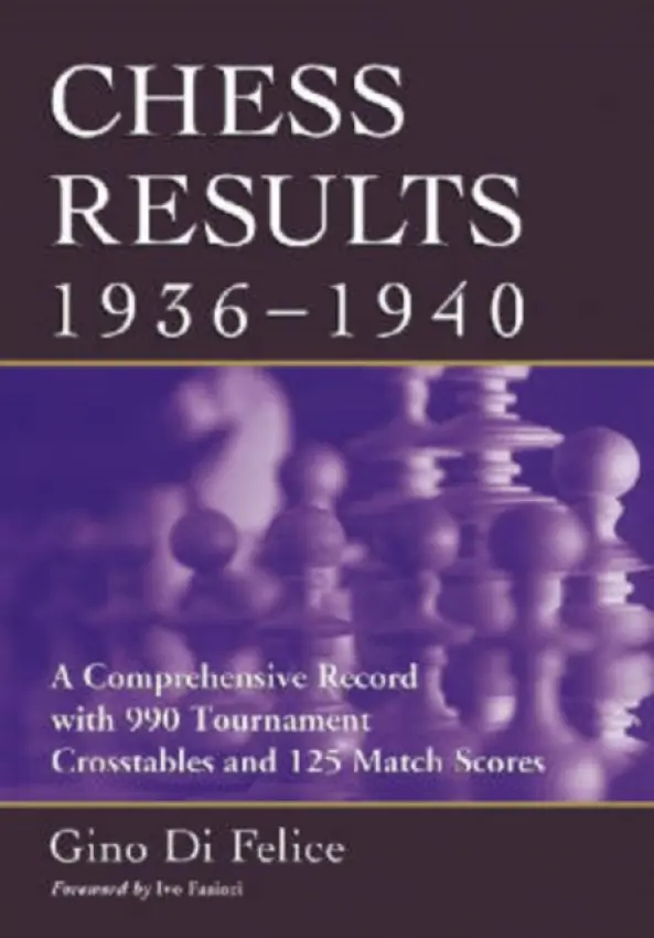Chess Results, 1936-1940 - Di Felice, Gino