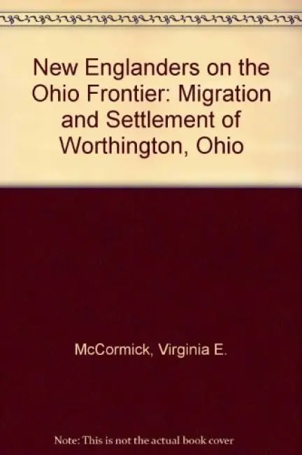 New Englanders on the Ohio Frontier - The Kent State University Press