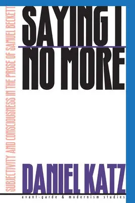 Saying ""I"" No More - Katz, Daniel
