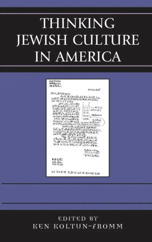Thinking Jewish Culture in America