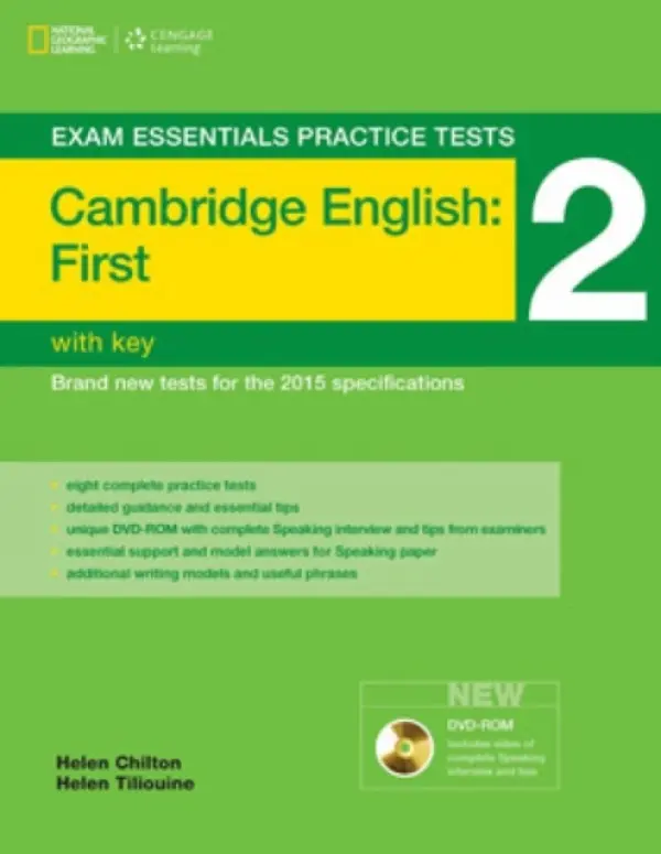 Exam Essentials Practice Tests: Cambridge English First 2 with DVD-ROM - Chilton, Helen a Tiliouine, Helen