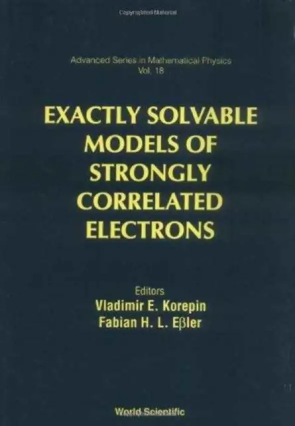 Exactly Solvable Models Of Strongly Correlated Electrons
