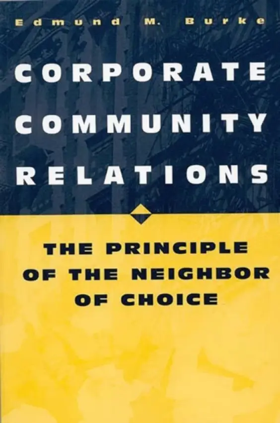 Corporate Community Relations - Burke, Edmund M.