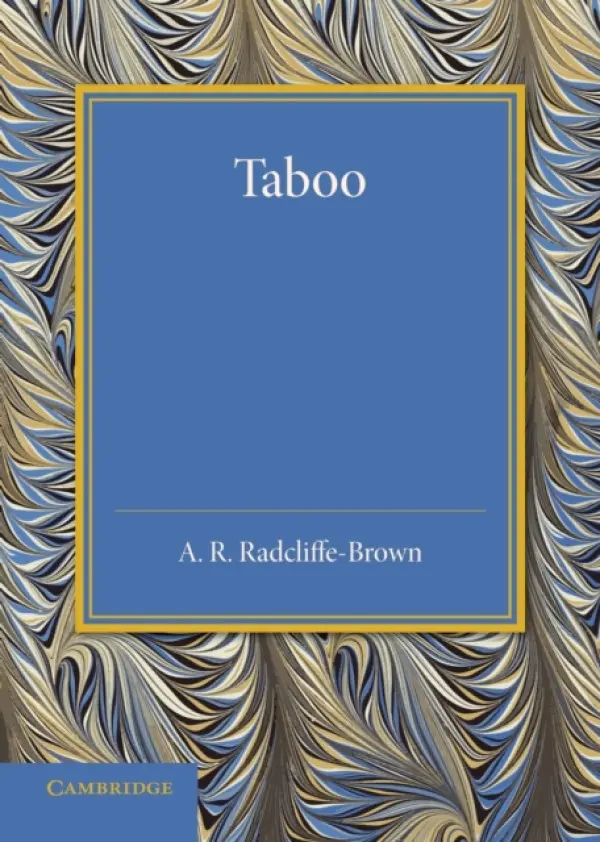 Taboo - Radcliffe-Brown, A. R.