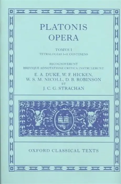 Plato Opera Volume I