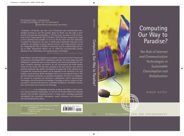 Computing Our Way to Paradise? - Rattle, Robert