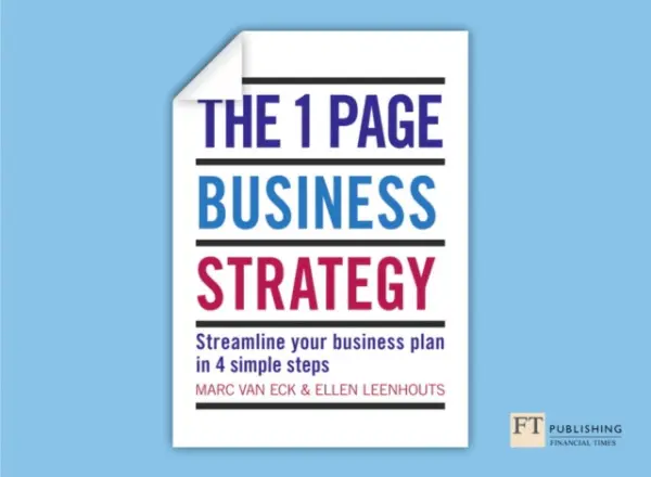 One Page Business Strategy, The - Marcela Vaněčková, Ellen Leenhouts