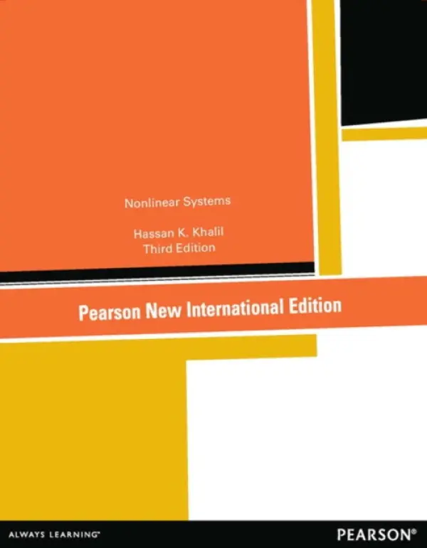 Nonlinear Systems - Khalil, Hassan