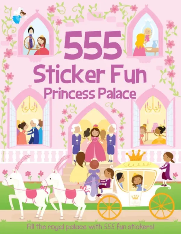 555 Sticker Fun - Princess Palace Activity Book - Mayes, Susan