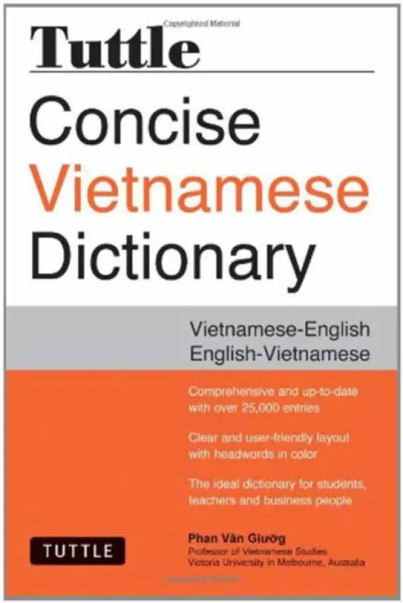 Tuttle Concise Vietnamese Dictionary - Giuong, Phan Van