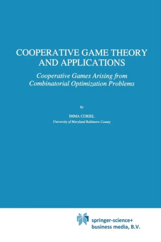 Cooperative Game Theory and Applications - Curiel, Imma