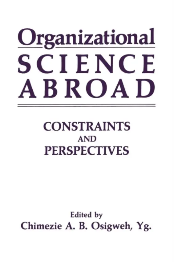 Organizational Science Abroad