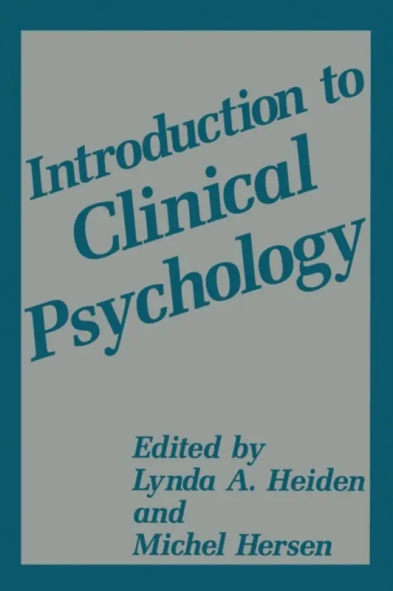 Introduction to Clinical Psychology