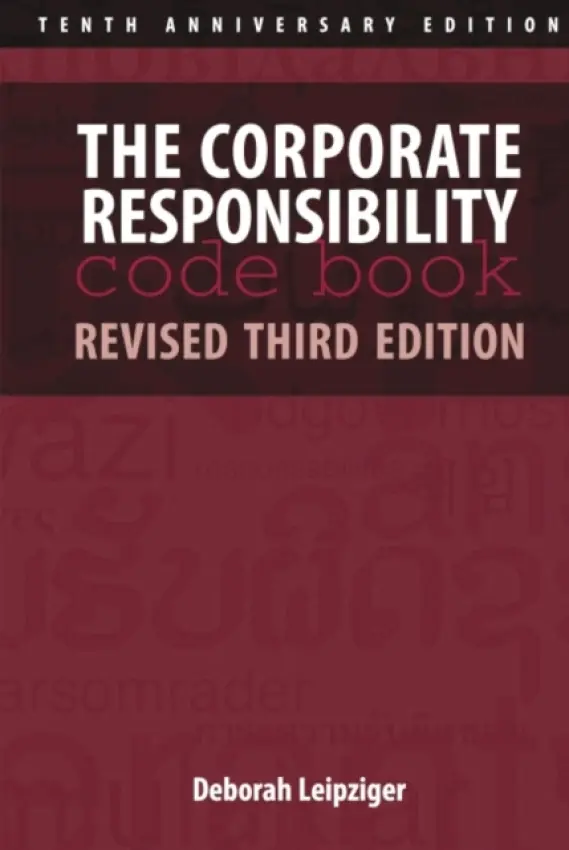 Corporate Responsibility Code Book - Leipziger, Deborah