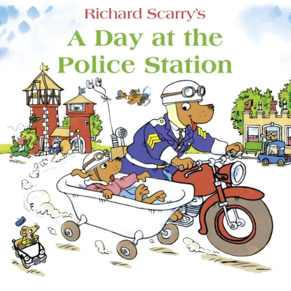 DAY AT POLICE STATION PB - Richard Scarry