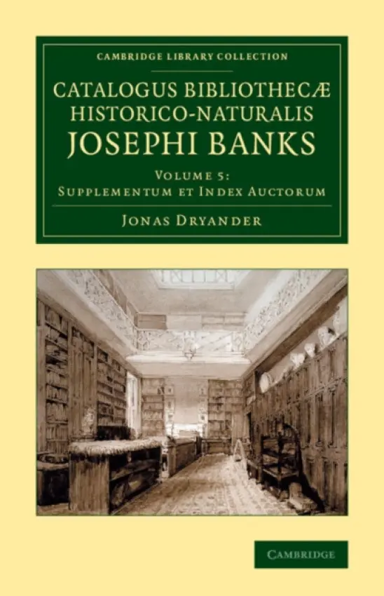 Catalogus bibliothec historico-naturalis Josephi Banks - Dryander, Jonas