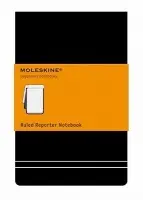 Zápisník Moleskine Reporter - tvrdé desky S, linkovaný, černý
