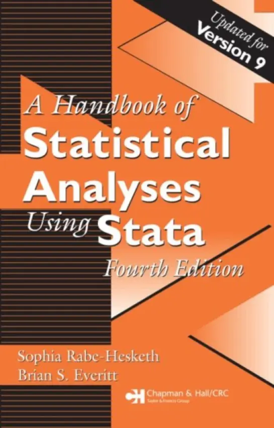 Handbook of Statistical Analyses Using Stata - Everitt, Brian S. a Rabe-Hesketh, Sophia