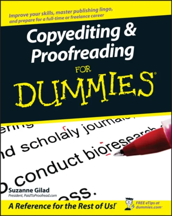 Copyediting and Proofreading For Dummies - Gilad, Suzanne