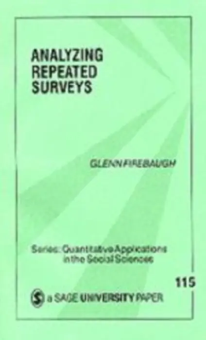 Analyzing Repeated Surveys - Firebaugh, Glenn