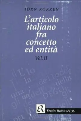 L'articolo italiano fra concetto ed entita - Korzen, Iorn
