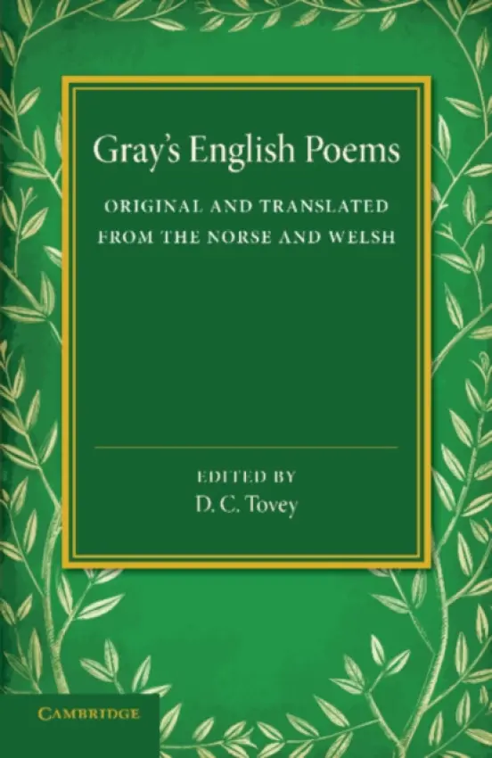 Gray's English Poems - Gray, Thomas