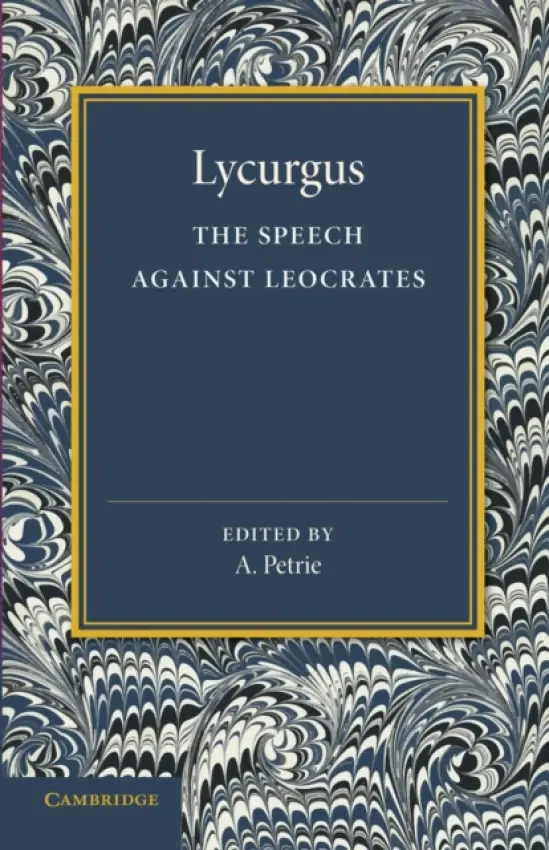 Speech against Leocrates - Lycurgus
