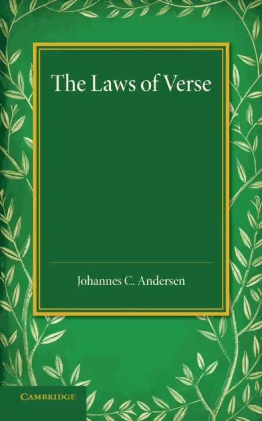 Laws of Verse - Andersen, Johannes C.