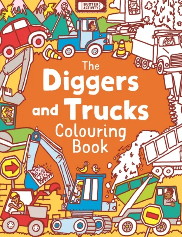 Diggers and Trucks Colouring Book - Dickason, Chris