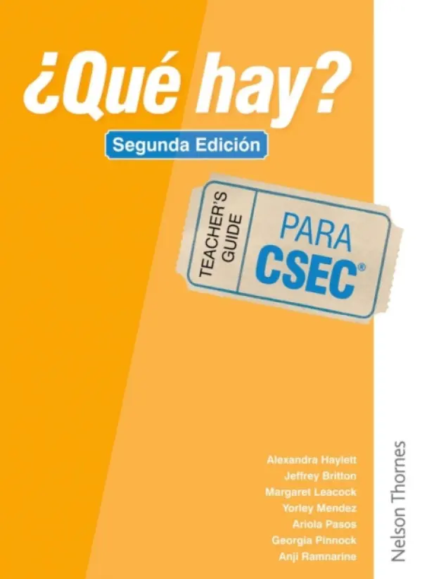 Que Hay? Teacher's Guide CSEC® - Haylett, Christine