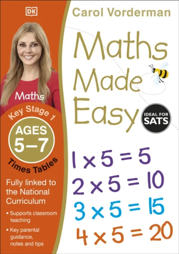Maths Made Easy: Times Tables, Ages 5-7 (Key Stage 1) - Vorderman, Carol