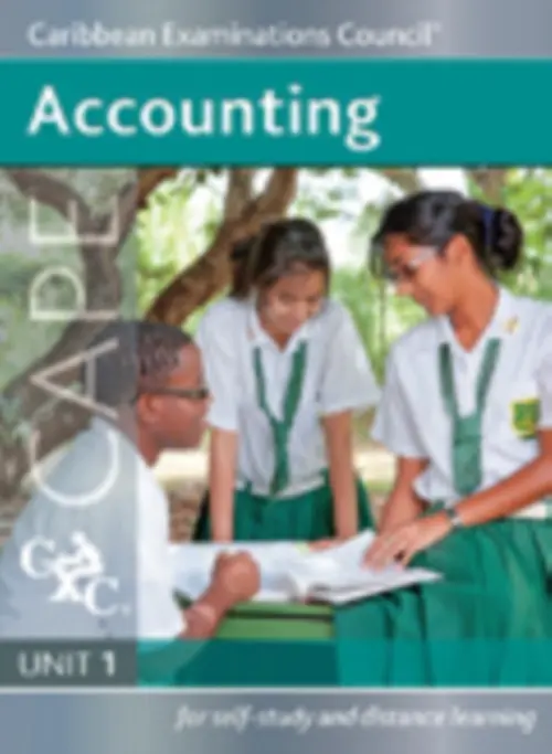 Accounting CAPE Unit 1 A CXC Study Guide - Caribbean Examinations Council