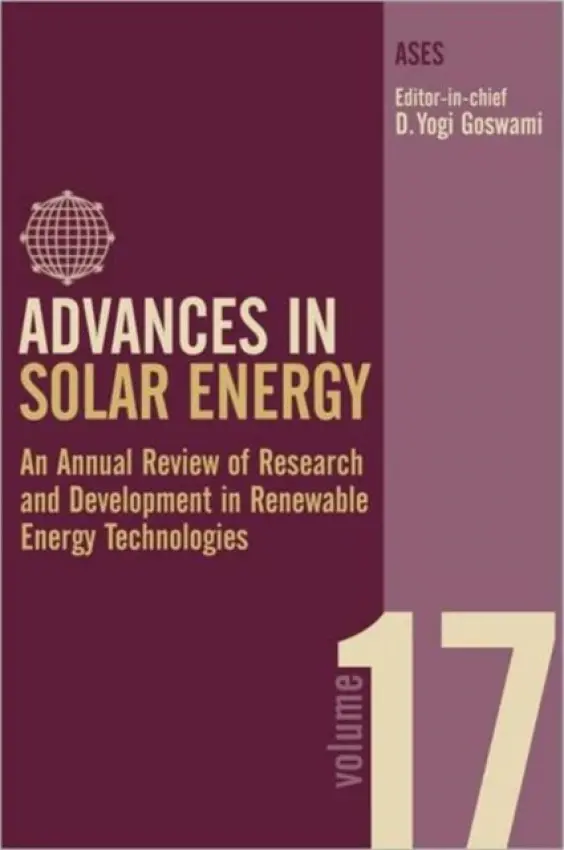 Advances in Solar Energy - Goswami, D. Yogi