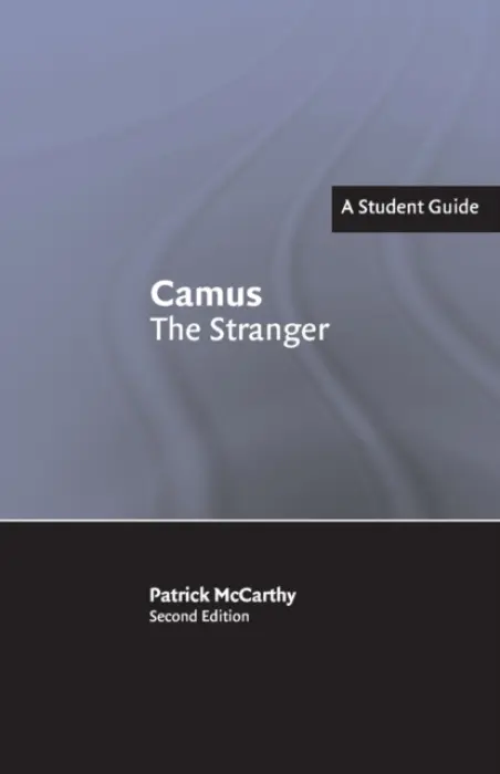 Camus: The Stranger - McCarthy, Patrick (The Johns Hopkins University)