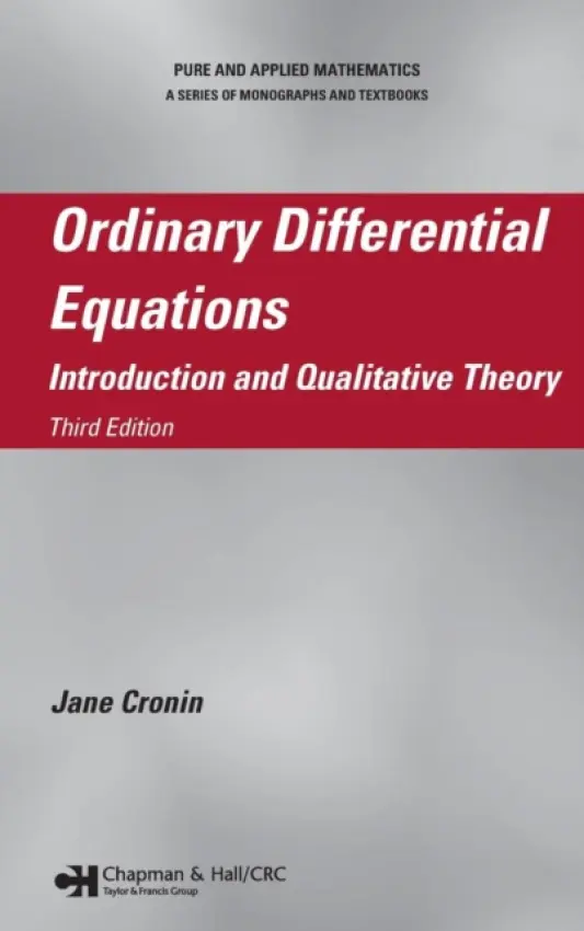 Ordinary Differential Equations - Cronin, Jane