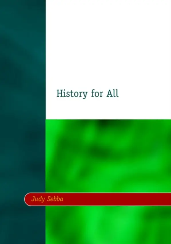 History for All - Sebba, Judy