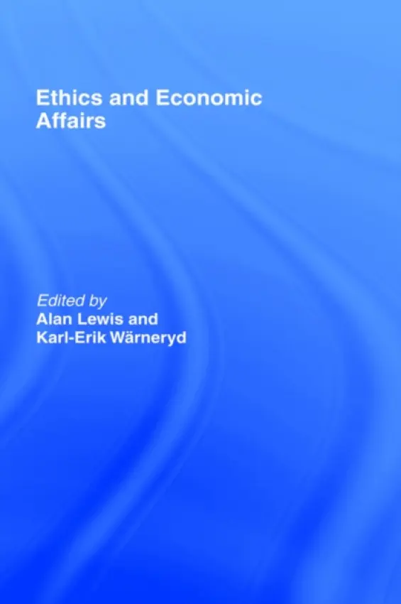 Ethics and Economic Affairs
