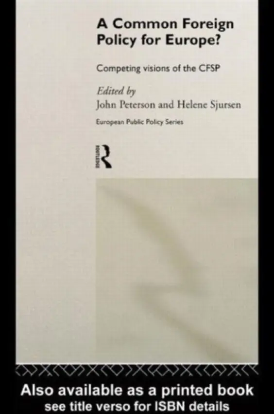 Common Foreign Policy for Europe?