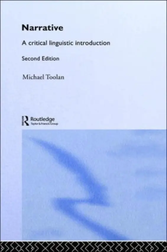 Narrative - Toolan, Michael (University of Birmingham, UK)