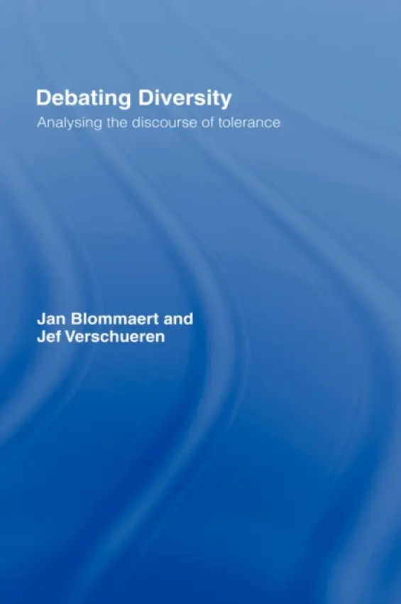 Debating Diversity - Blommaert, Jan a Verschueren, Jef