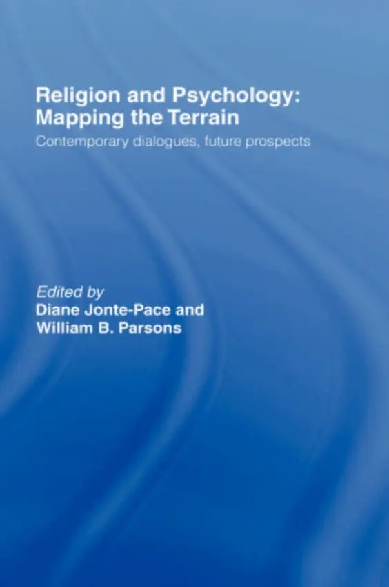 Religion and Psychology - Jonte-Pace, Diane a Parsons, William B.