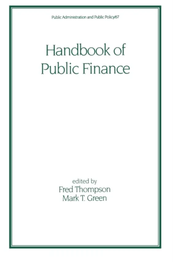 Handbook of Public Finance