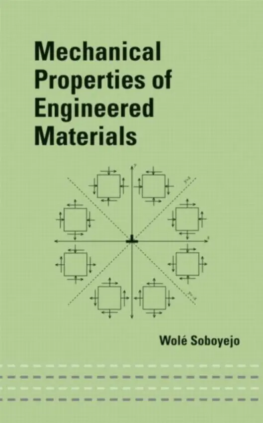 Mechanical Properties of Engineered Materials - Soboyejo, Wole