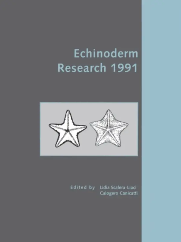 Echinoderm Research 1991 - Scalera-Liaci, L.