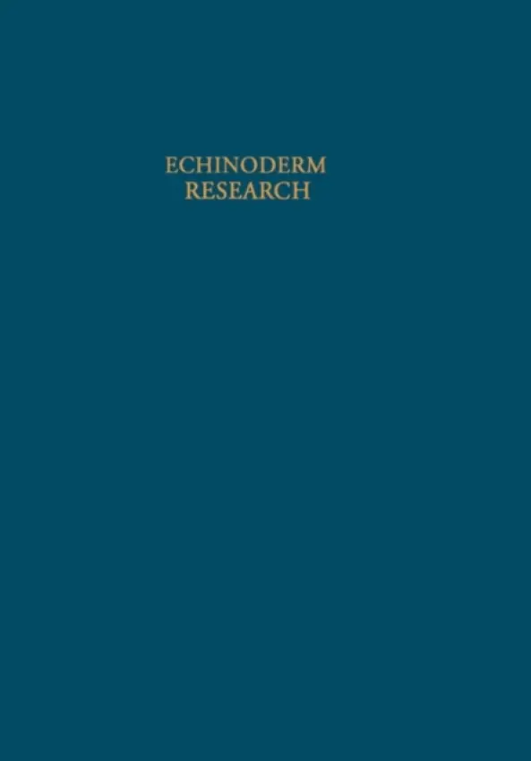 Echinoderm Research - Jangoux, Michel