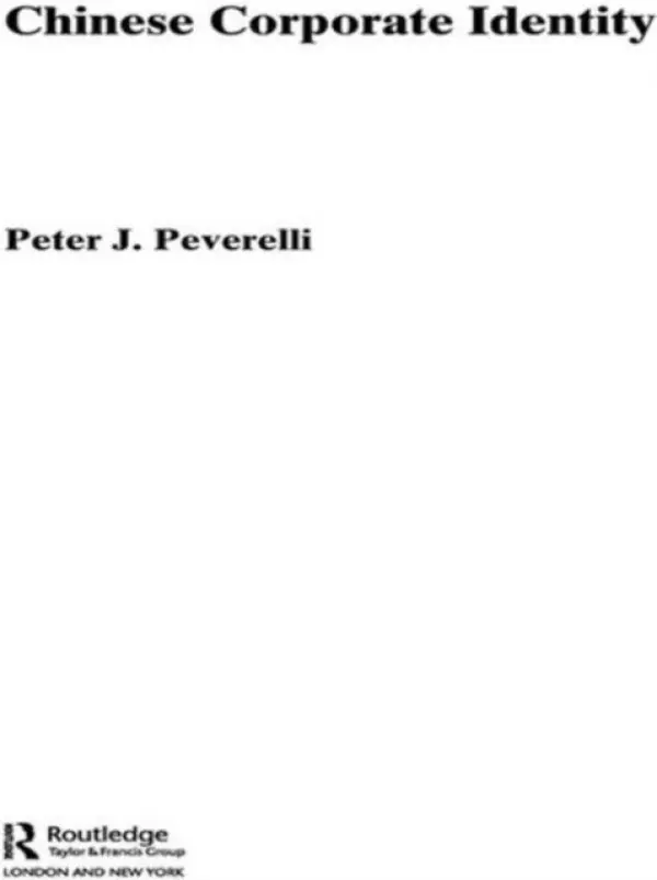 Chinese Corporate Identity - Peverelli, Peter (Free University, The Netherlands)
