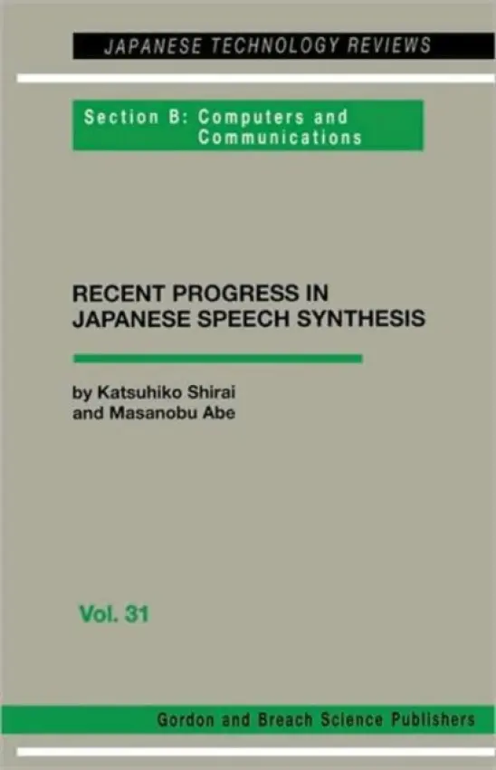 Japanese Speech Synthesis - Shirai, Jeffry H.