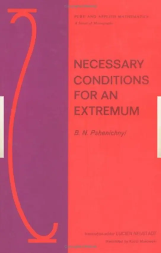 Necessary Conditions for an Extremum - Pshenichnyi