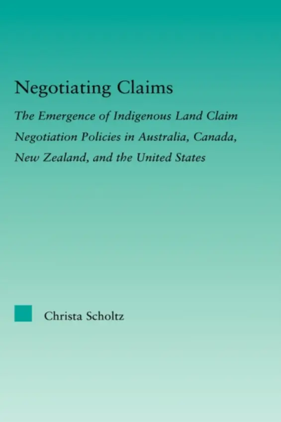 Negotiating Claims - Scholtz, Christa (McGill University, Canada)